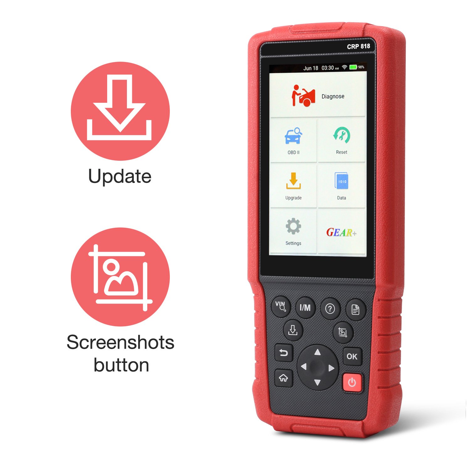 2023 Newest Launch CRP818 Full-System OBD2 Diagnostic ToolWith Service Functions