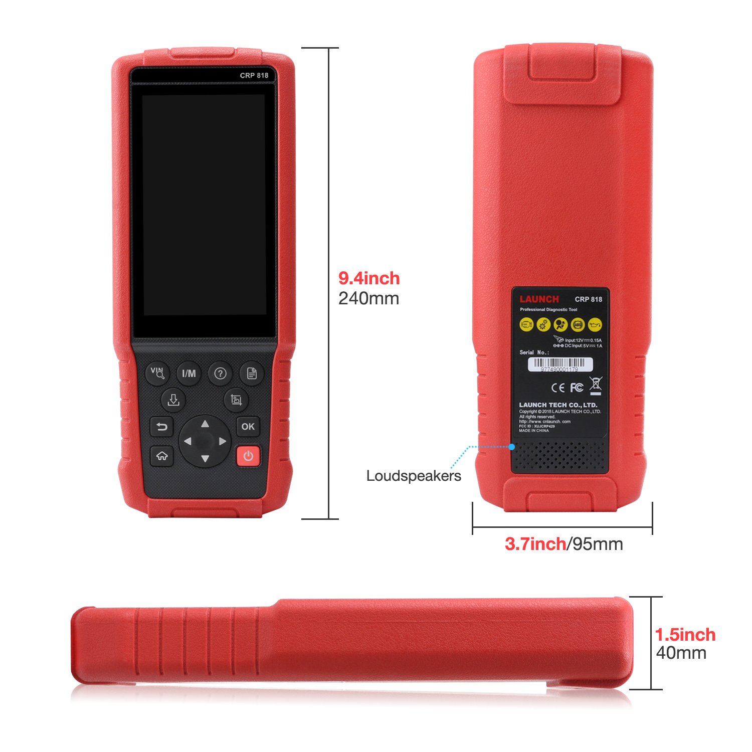 2023 Newest Launch CRP818 Full-System OBD2 Diagnostic ToolWith Service Functions