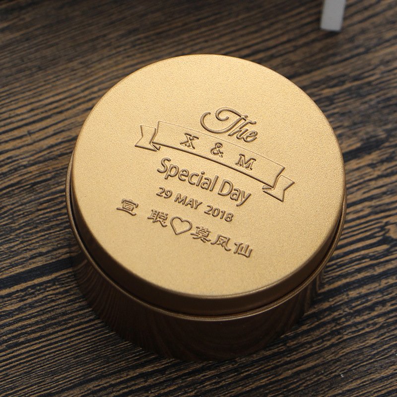 factories lid round cylindrical square Shape rectangular rectangle match king size spice metal can wedding tin box