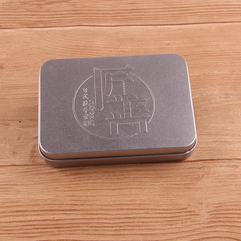 factories lid round cylindrical square Shape rectangular rectangle match king size spice metal can wedding tin box