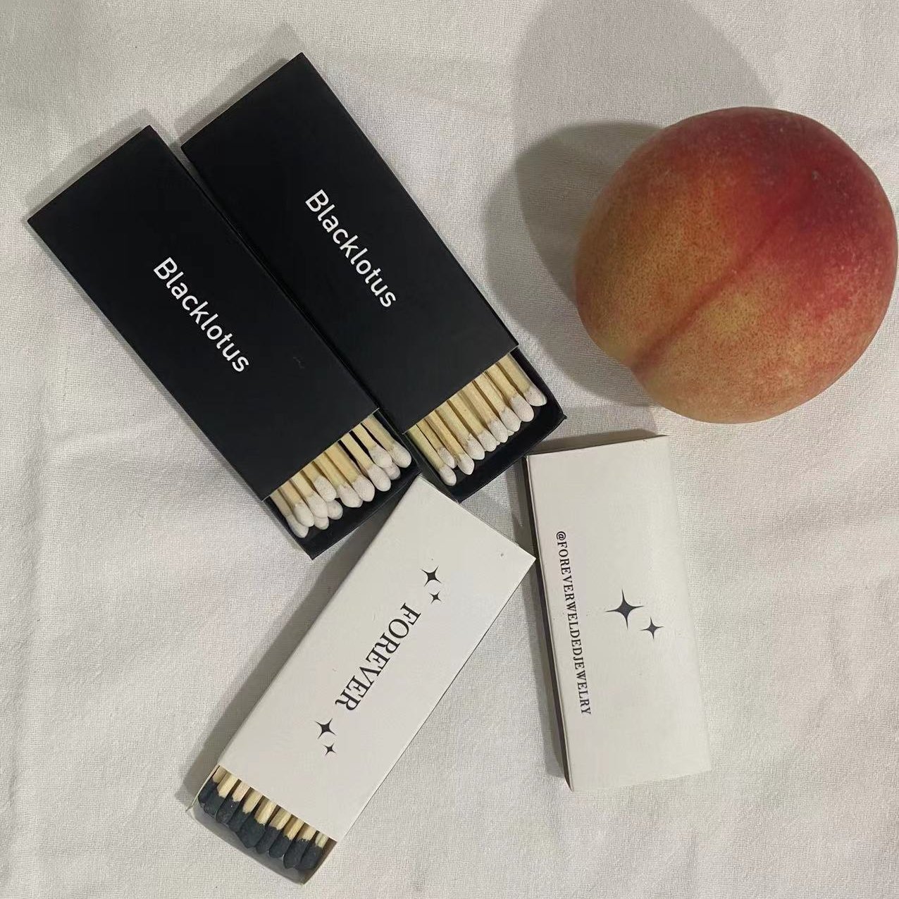 marketing gift customize matches box advertising bulk gift away matches black white red yellow pink blue matches
