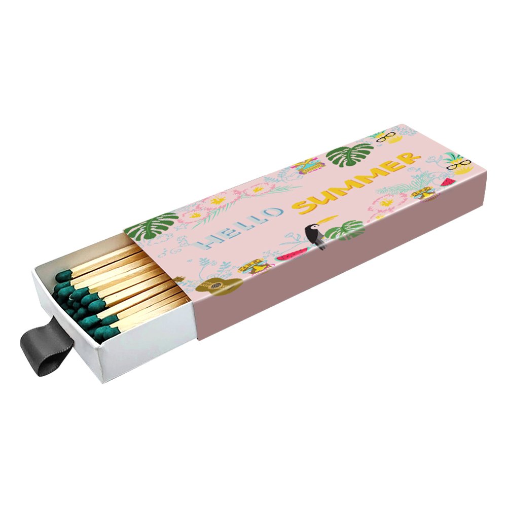Wholesale Matchsticks Safety Custom Match Head Color Multi-Style Matchbox with Matches