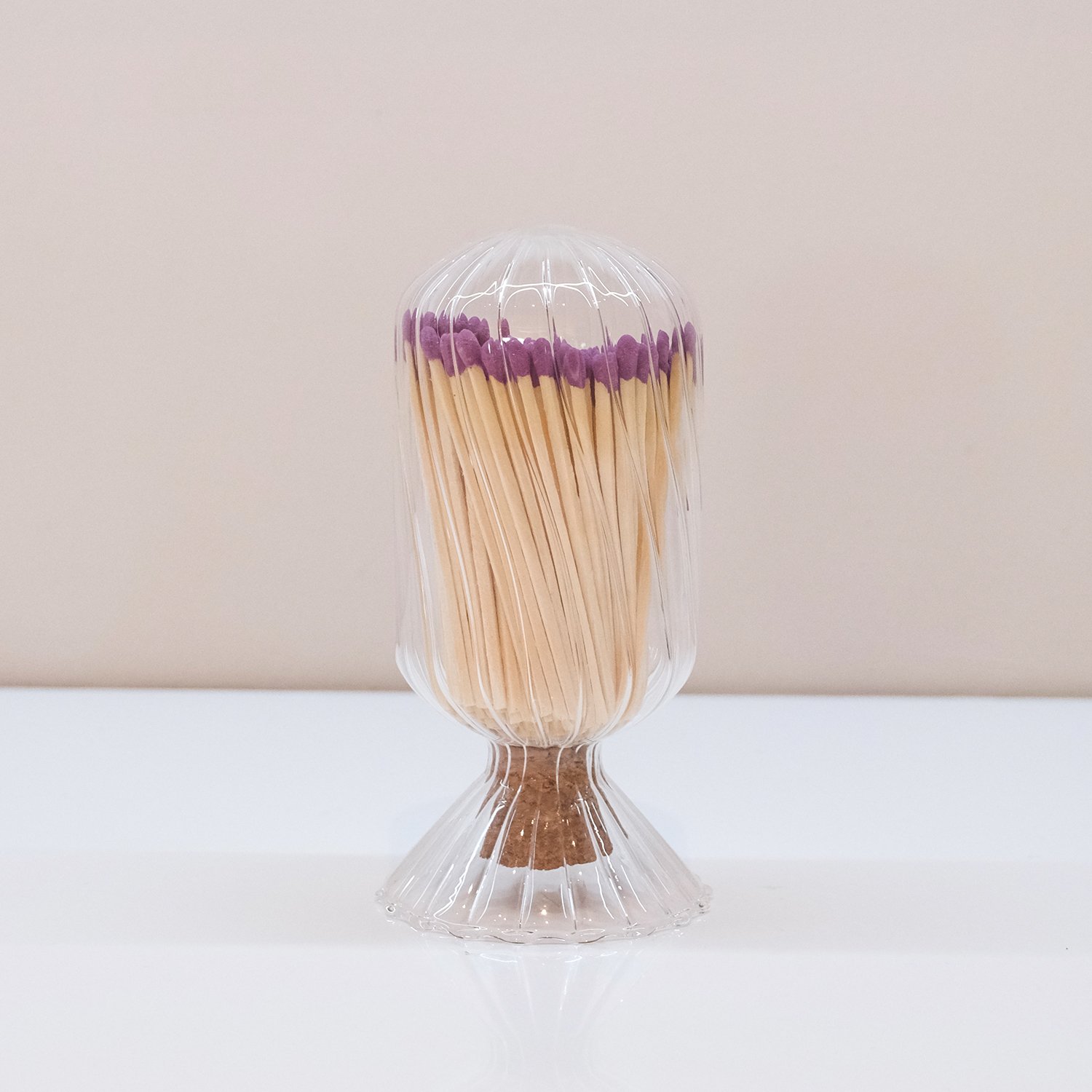 Wholesale Customized Match Decorative Custom Logo Long Wooden Stick Glass Bottle Of matches with logo