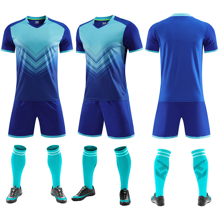 Sports Training Athletic Team Thai quality Sublimation Uniform Custom logo stripe Sport red Football Jersey Soccer Uniform