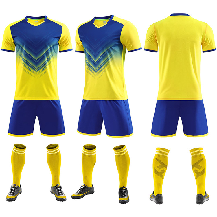 Sports Training Athletic Team Thai quality Sublimation Uniform Custom logo stripe Sport red Football Jersey Soccer Uniform