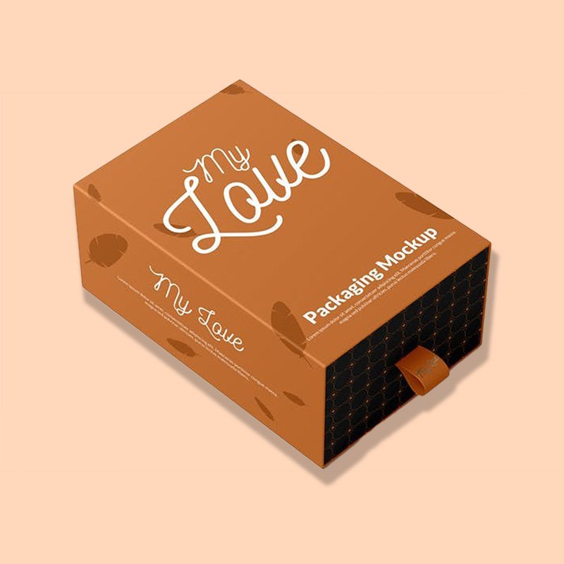 Hot Selling Customized Printed Sliding Open drawer Match Box Packaging for Cosmetic Garment Underwear Hat Clothing and Gift