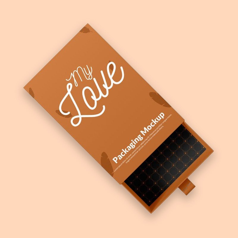 Hot Selling Customized Printed Sliding Open drawer Match Box Packaging for Cosmetic Garment Underwear Hat Clothing and Gift
