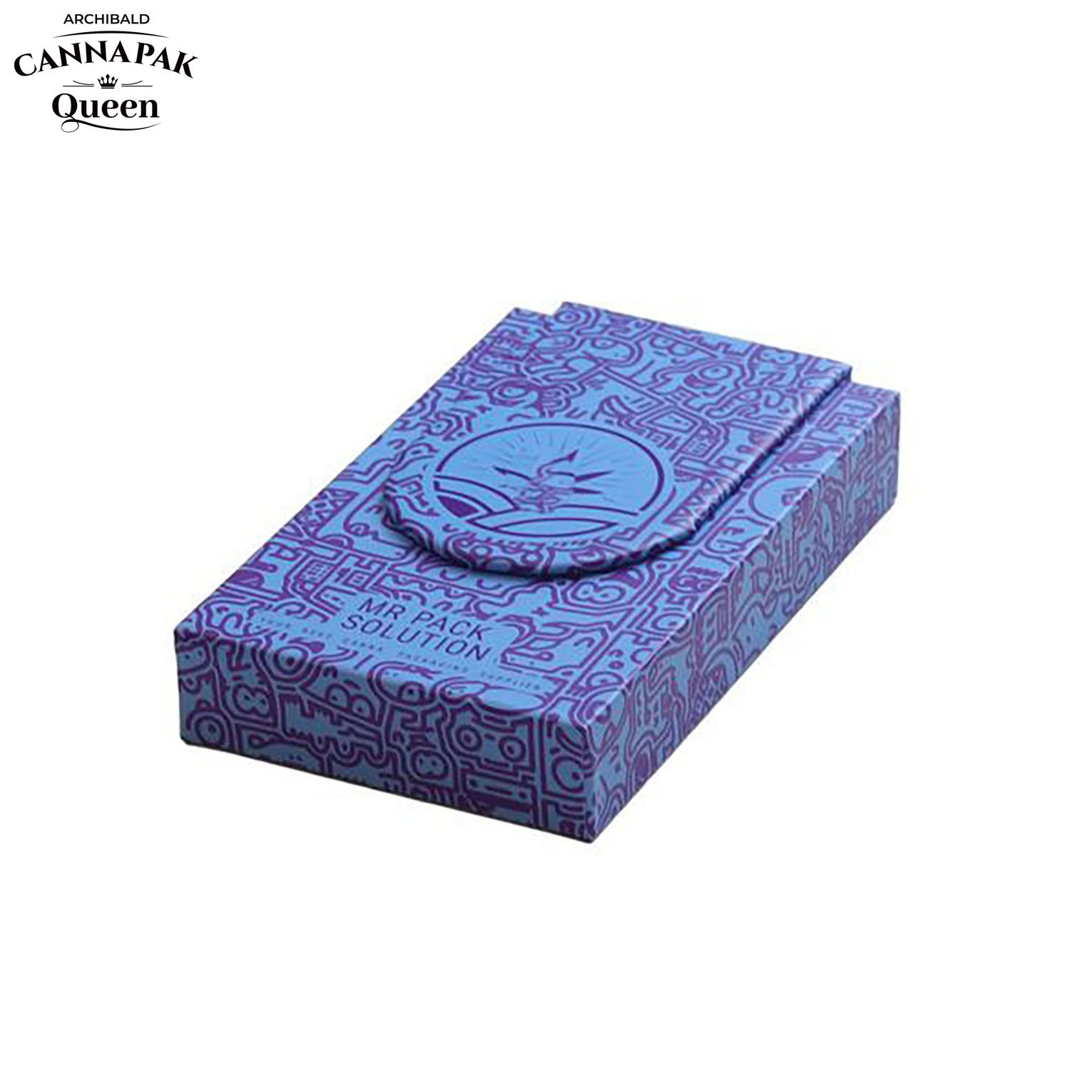 Archibald Professional Design Herb Packaging Cr Childproof Magnetic Flip Drawer Pre Roll Packaging Boxes With Matchbox