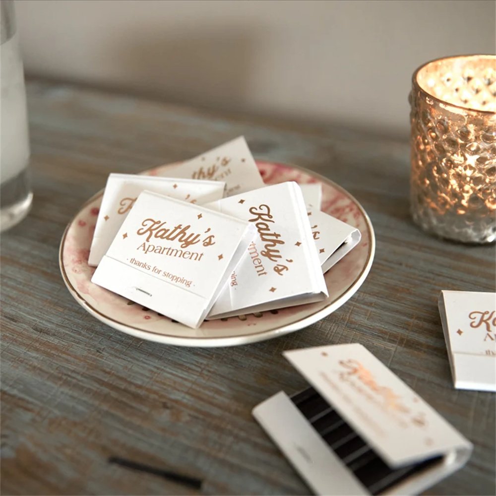 Matchbook Gifts Match Cute As Promotion Vintage Book Matchbox Wood Sticks Brown Paper Slender Matchbox Custom Paper Book Matches