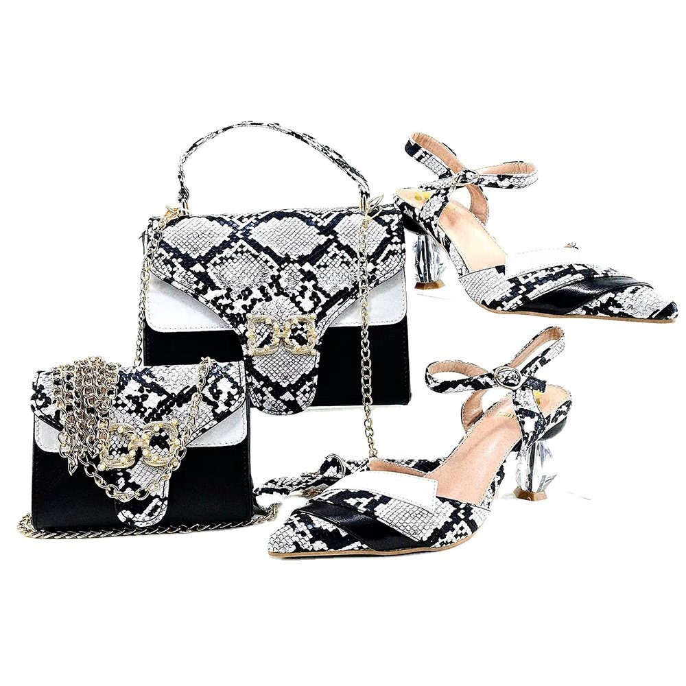 wholesale Sinya High Quality Wholesale High Heels Shoes With Matching Handbags Women Party Shoe And Bag Set For African Women