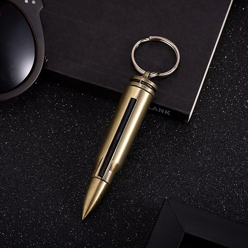 New Fashion Multiple Permanent Match Lighter Keychain Matchstick Fire Starters With Opener