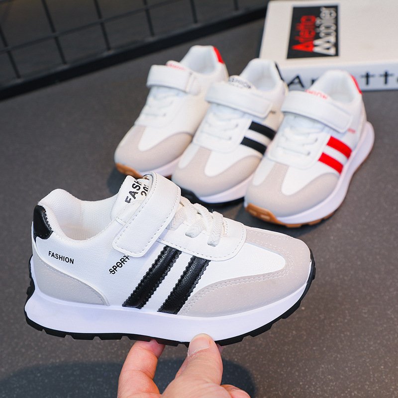 Spring new fashion sports shoes for girls children casual daddy shoes boys all match small white Sneaker