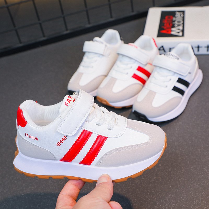 Spring new fashion sports shoes for girls children casual daddy shoes boys all match small white Sneaker