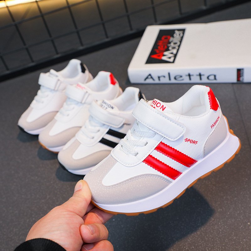 Spring new fashion sports shoes for girls children casual daddy shoes boys all match small white Sneaker