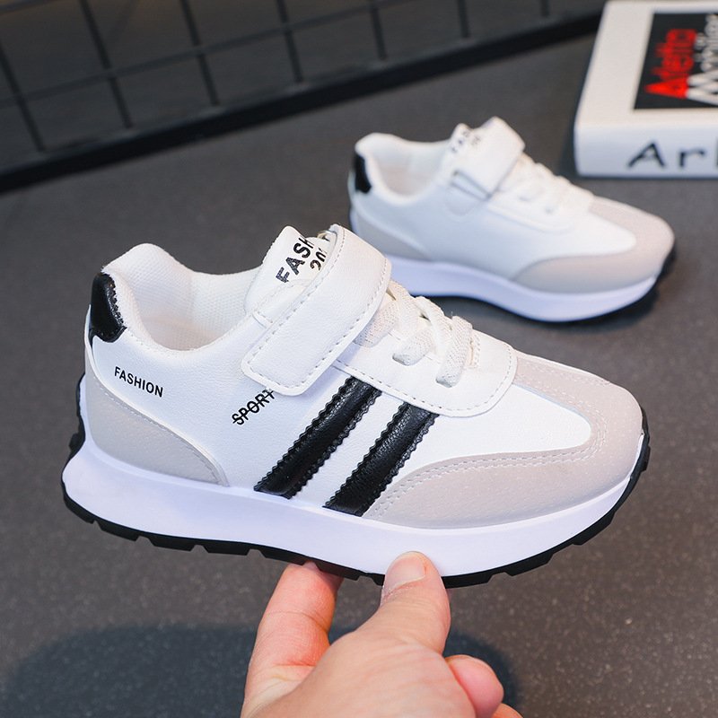 Spring new fashion sports shoes for girls children casual daddy shoes boys all match small white Sneaker