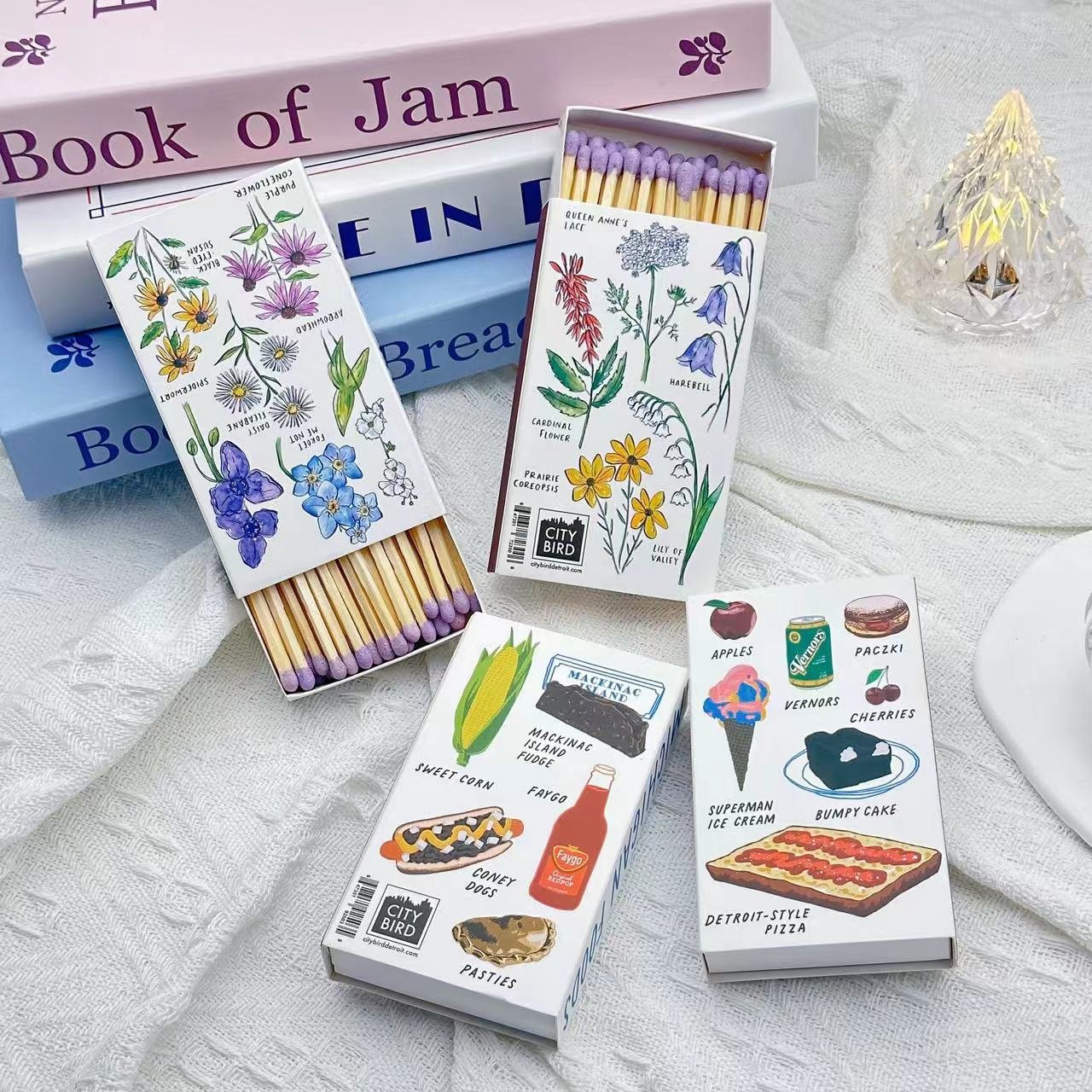 Match box customize advertising hotel 4inch wooden matches Large household box candle packing long safety fireplace matches