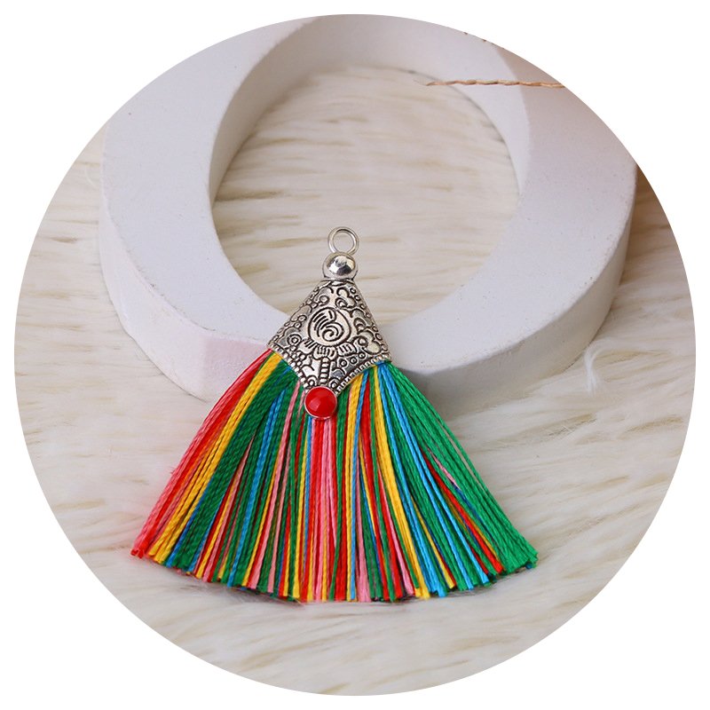 High Quality Double Layer Colorful Tassel Diy Decoration Tassels Mix And Match Colors At Will