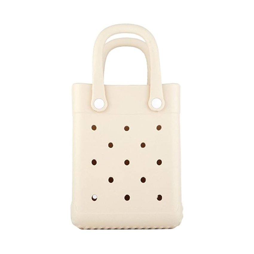 Zeta Phi Beta Sorority EVA Tote Bag Waterproof Summer Holiday Outdoor Shopping Work Exquisite Easily Match Hole Bag
