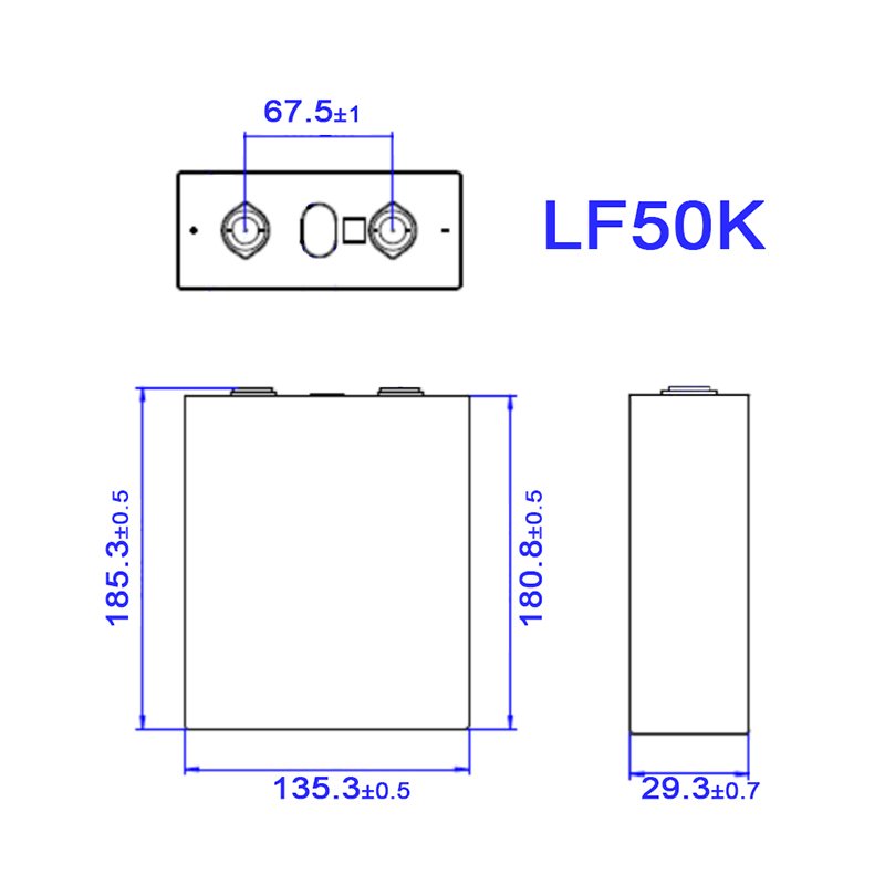 Luyuan 4pcs 7000 Deep Cycles EVE 3.2V 50AH LiFePO4 (LFP) 3C Cells Solar Battery (Fully Matched)--Genuine Grade A