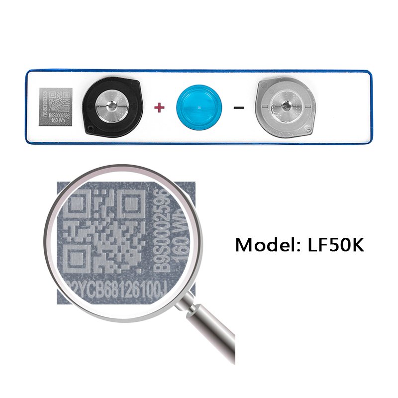 Luyuan 4pcs 7000 Deep Cycles EVE 3.2V 50AH LiFePO4 (LFP) 3C Cells Solar Battery (Fully Matched)--Genuine Grade A