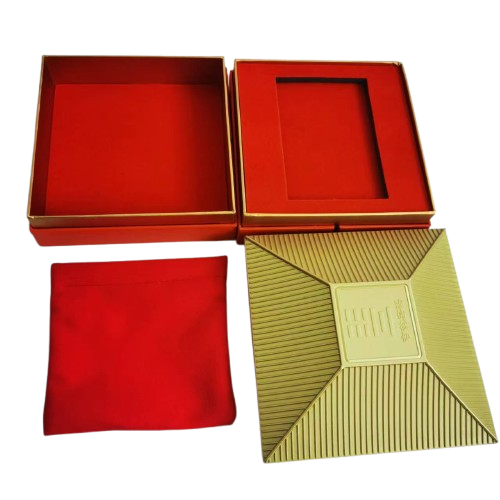 Custom High Quality Two Layers Tower Shape Paper Box For Bracelet and VIP Card Accessories Gift Box
