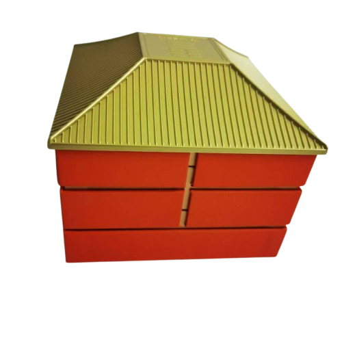 Custom High Quality Two Layers Tower Shape Paper Box For Bracelet and VIP Card Accessories Gift Box