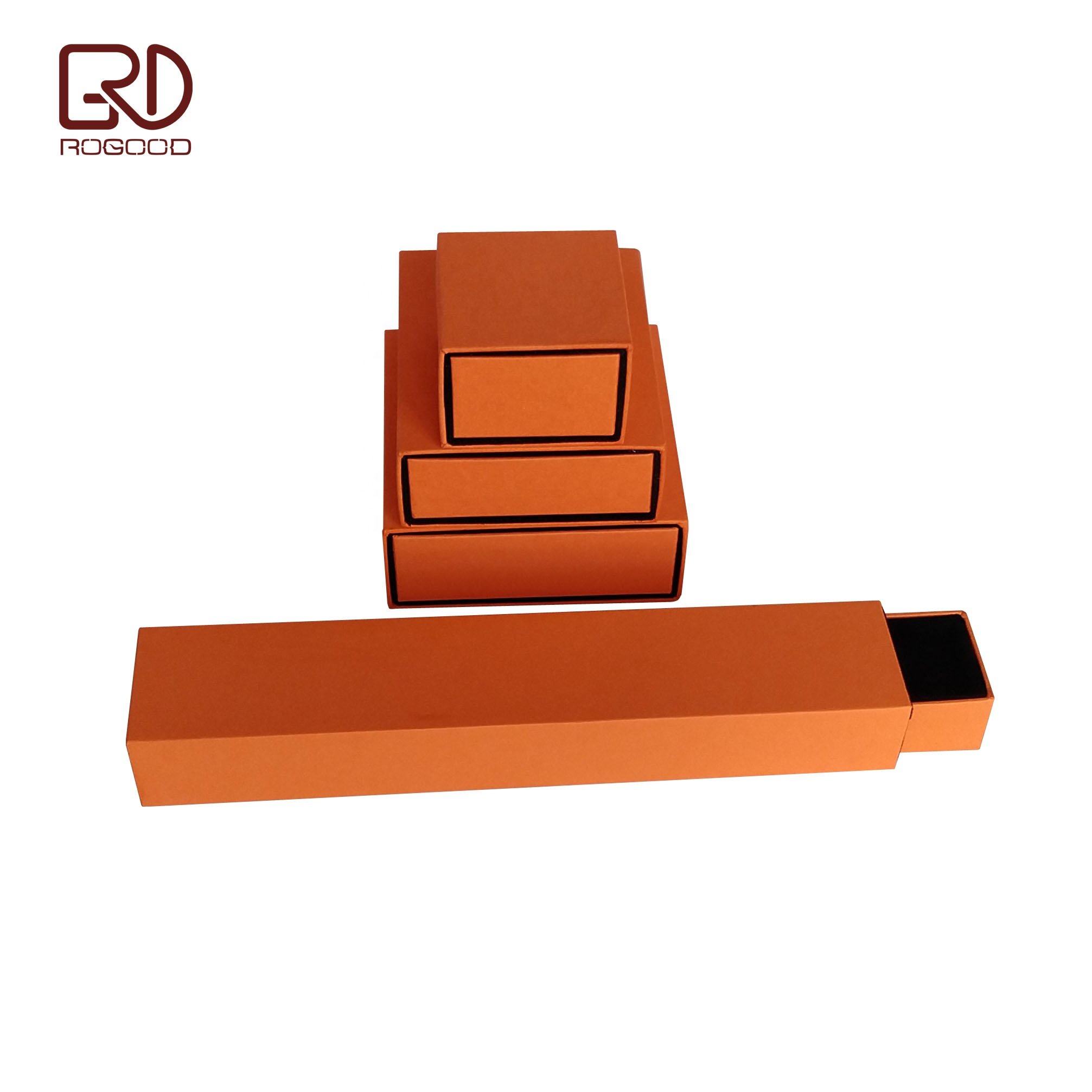 ROGOOD 21x4.2x3cm Big long Match drawer jewelry box for necklace/bracelet chain/rings/earrings P1904