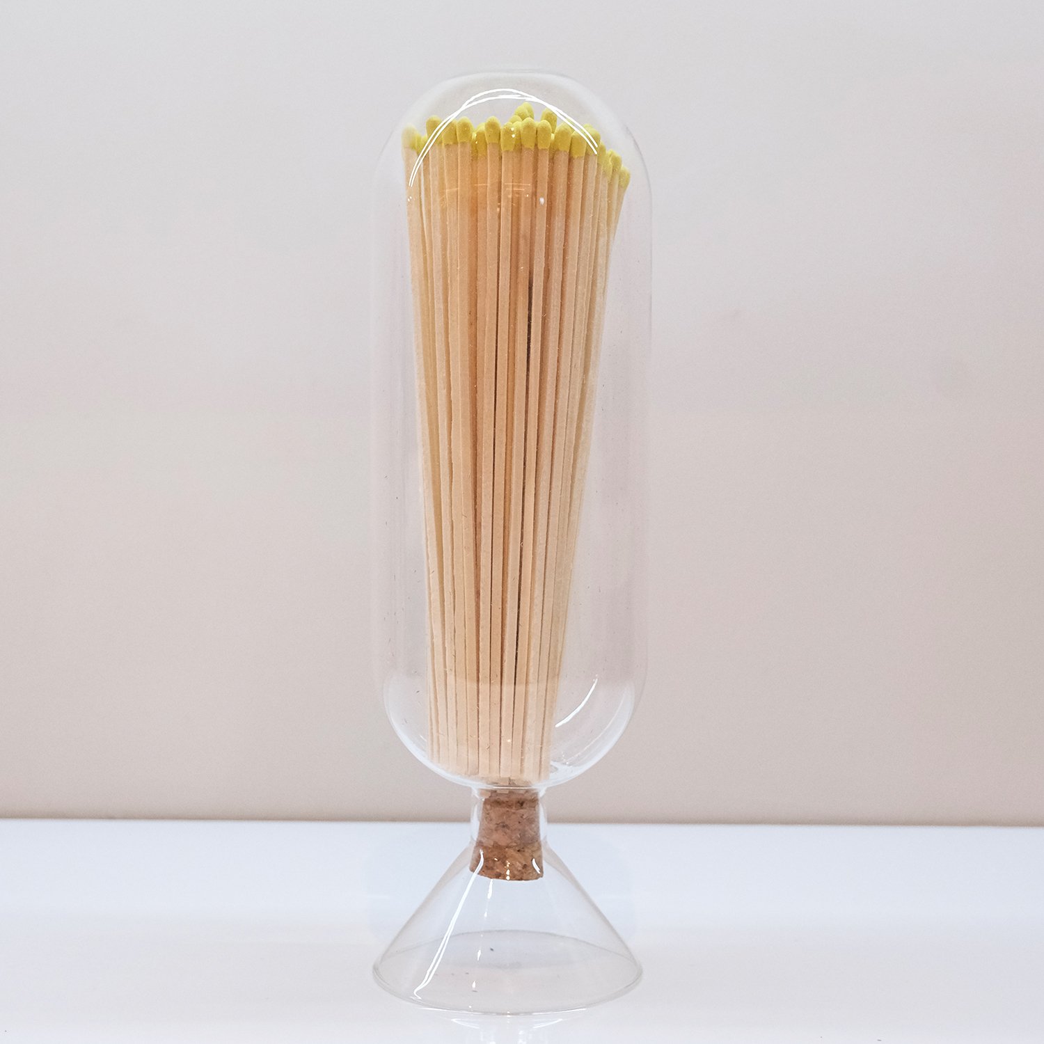 Hot Sale Customized Match Decorative Custom Logo glass matches Glass Bottle Of colored matches