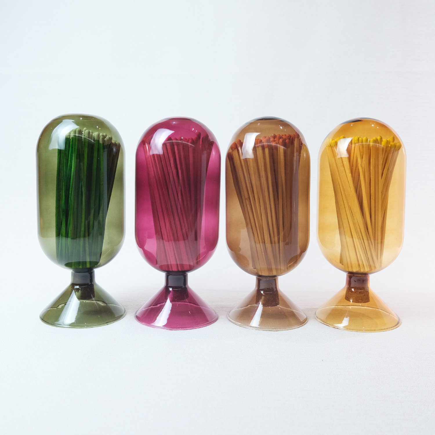 Match Decorative Custom Logo Inverted Bottle match holder with sticker
