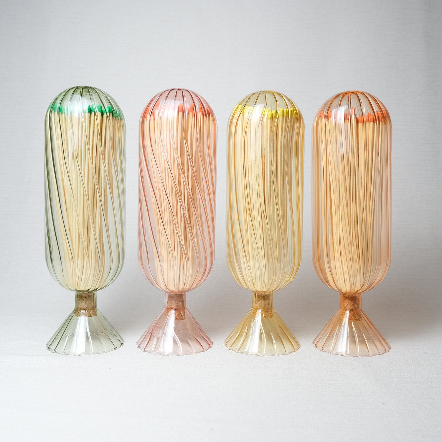 Match Decorative Custom Logo Inverted Bottle match holder with sticker