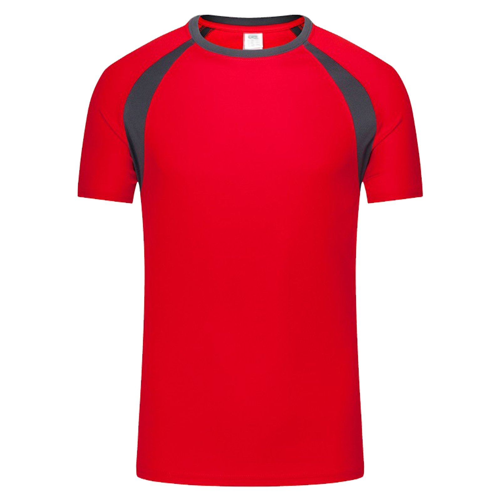 Factory in stock color matching sports quick-drying raglan sleeve T-shirt for man woman children
