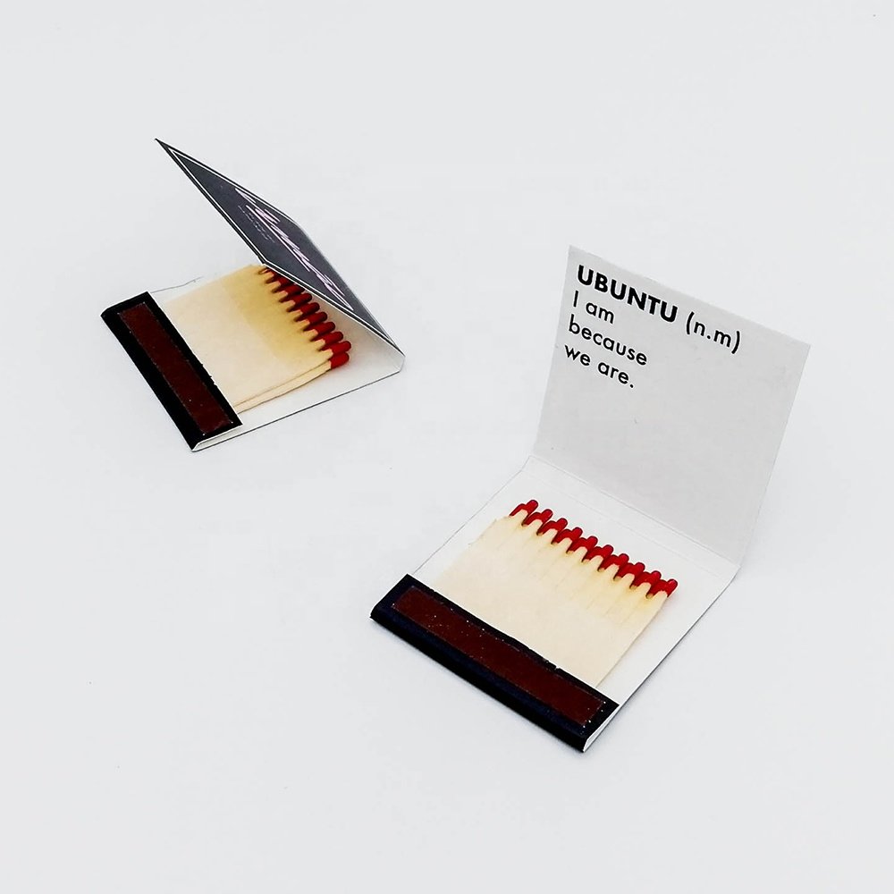 Wholesale Colored Custom book matches wooden stick matches