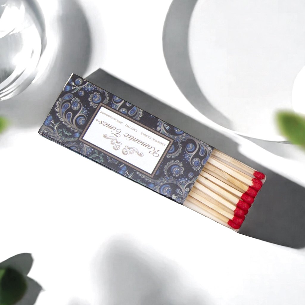 FZMATCH Wooden Match Stick Candle Matches Custom MatchBox Aromatherapy Candle Accessories Safety Matches