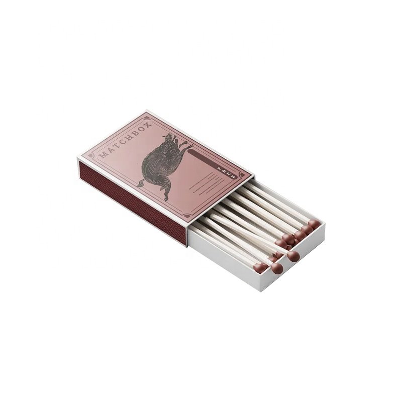 Matchbox Drawer Gift Packaging Candle Match Boxes with Logo Wholesale Custom Printed Empty Personalized Wedding Craft Box Accept