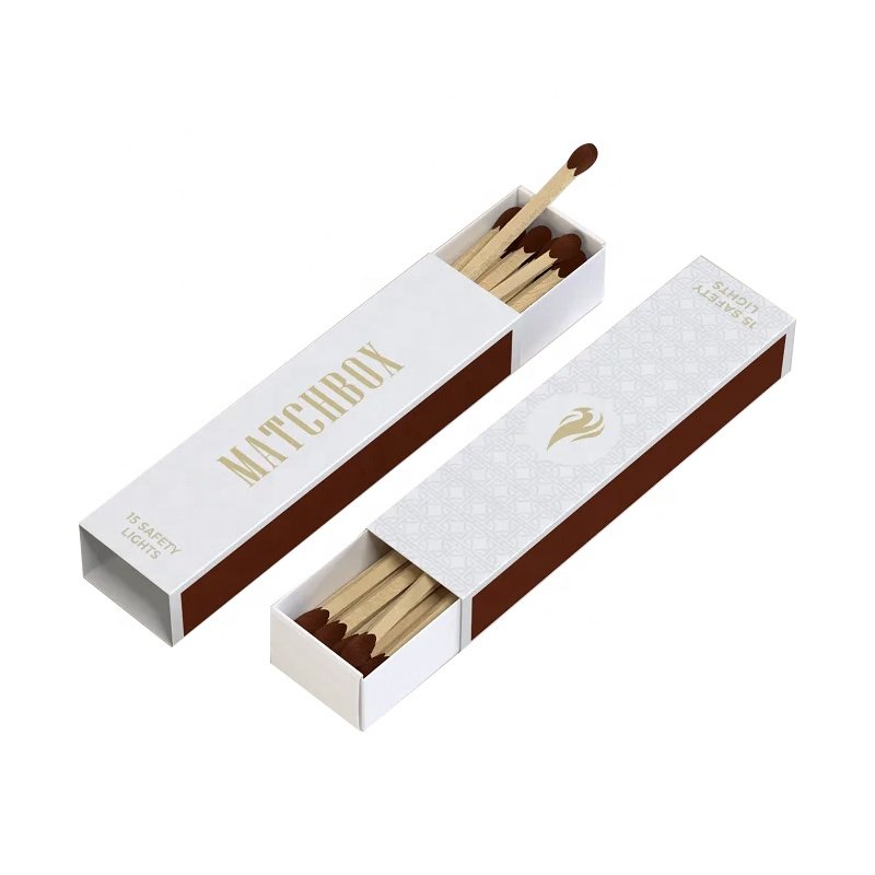 Matchbox Drawer Gift Packaging Candle Match Boxes with Logo Wholesale Custom Printed Empty Personalized Wedding Craft Box Accept