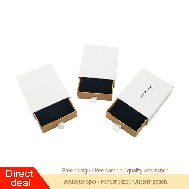 Custom Logo Printing Slide Out Match Cardboard Paper Gift Jewelry Packaging Drawer Gift Box
