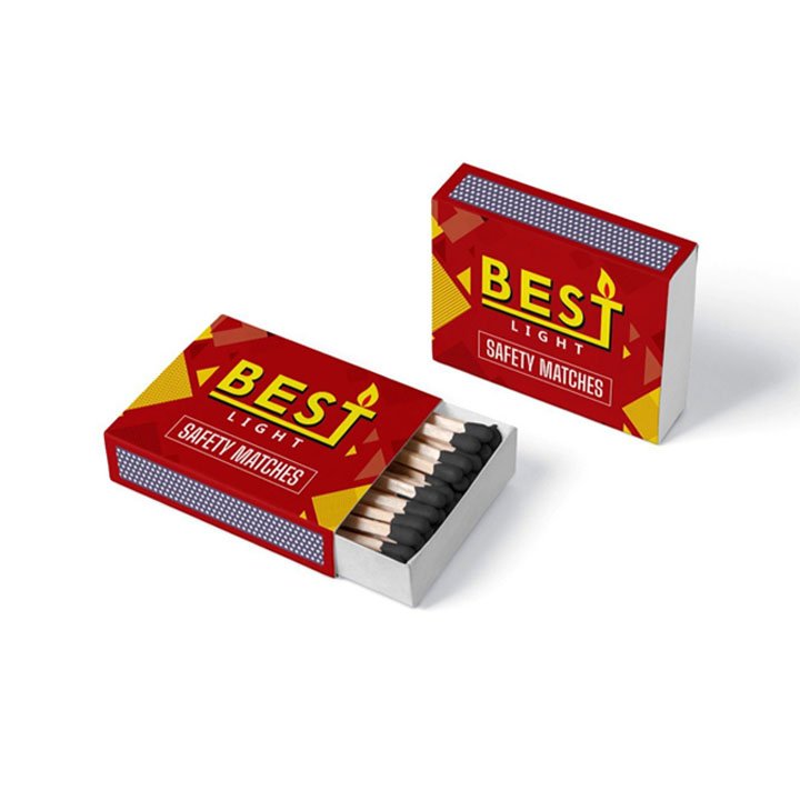 Custom Label Safety Matches 45 Match sticks Private Labelling Your Brand High Quality Safety Matches