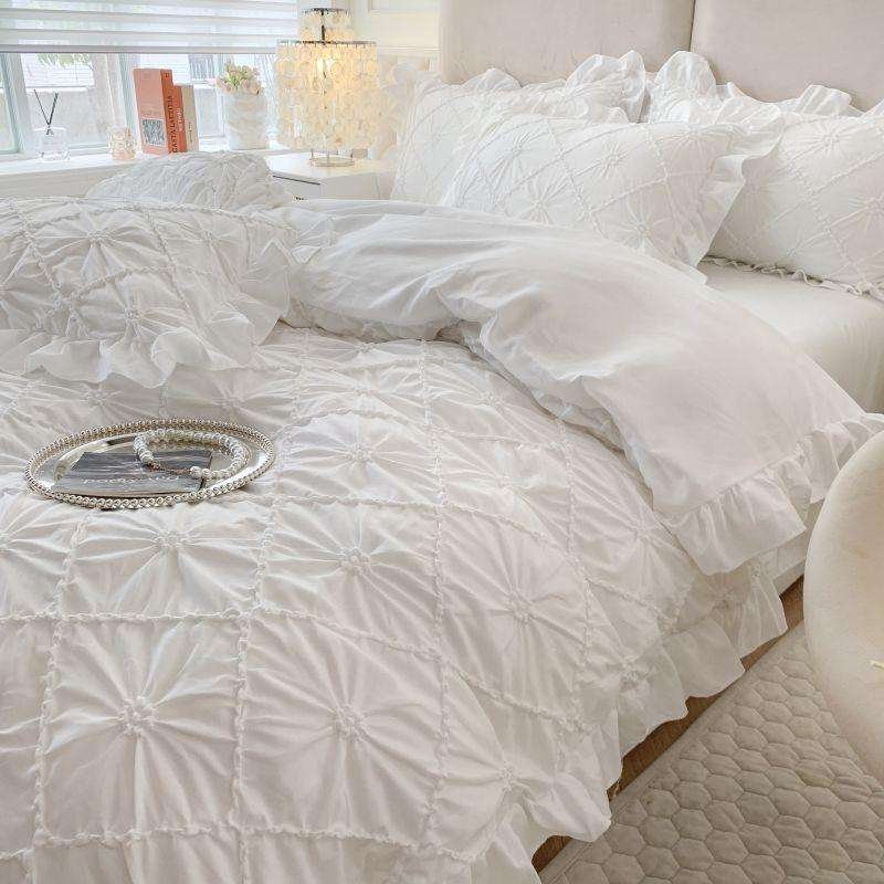 Hot Sale Fluffy Duvet Quilt Bedding Set 7 Pieces With Matching Curtains Comforter Egyptian Cotton Bedding Sets Luxury