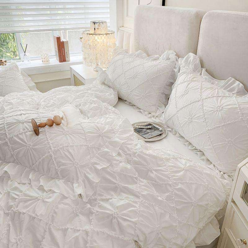 Hot Sale Fluffy Duvet Quilt Bedding Set 7 Pieces With Matching Curtains Comforter Egyptian Cotton Bedding Sets Luxury