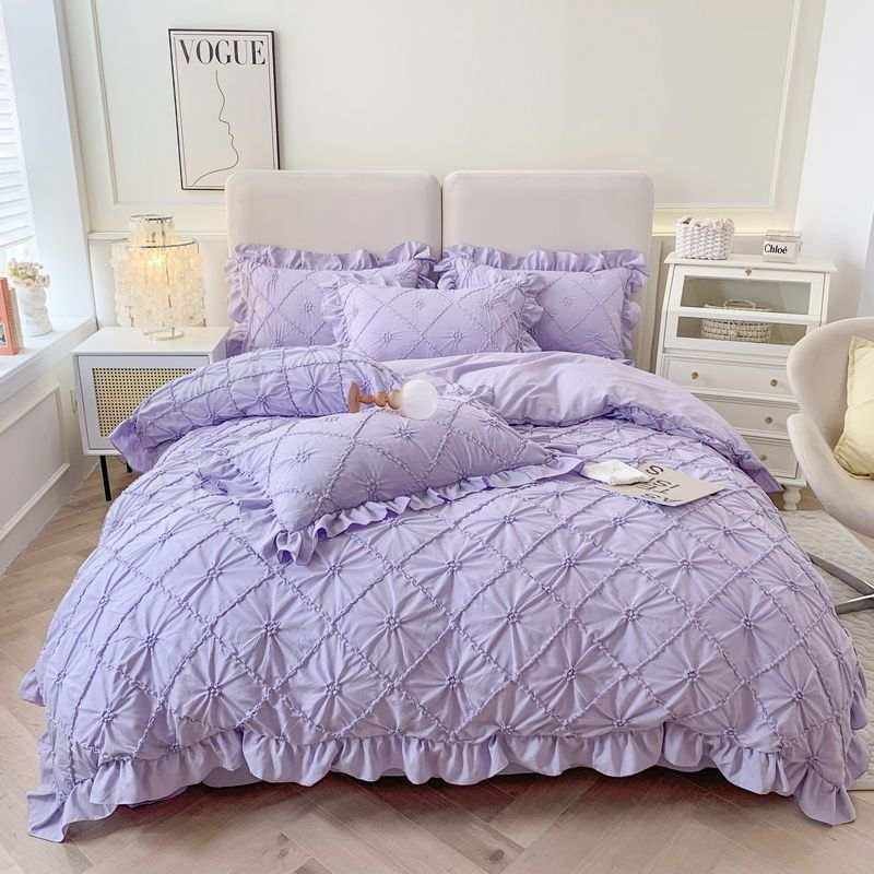 Hot Sale Fluffy Duvet Quilt Bedding Set 7 Pieces With Matching Curtains Comforter Egyptian Cotton Bedding Sets Luxury