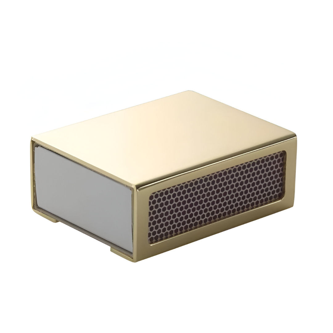 Order Now Customizable Gold Brass Matchbox Sleeve Premium Design Matchbox Holder Luxury look Wholesale Pricing Fast Delivery