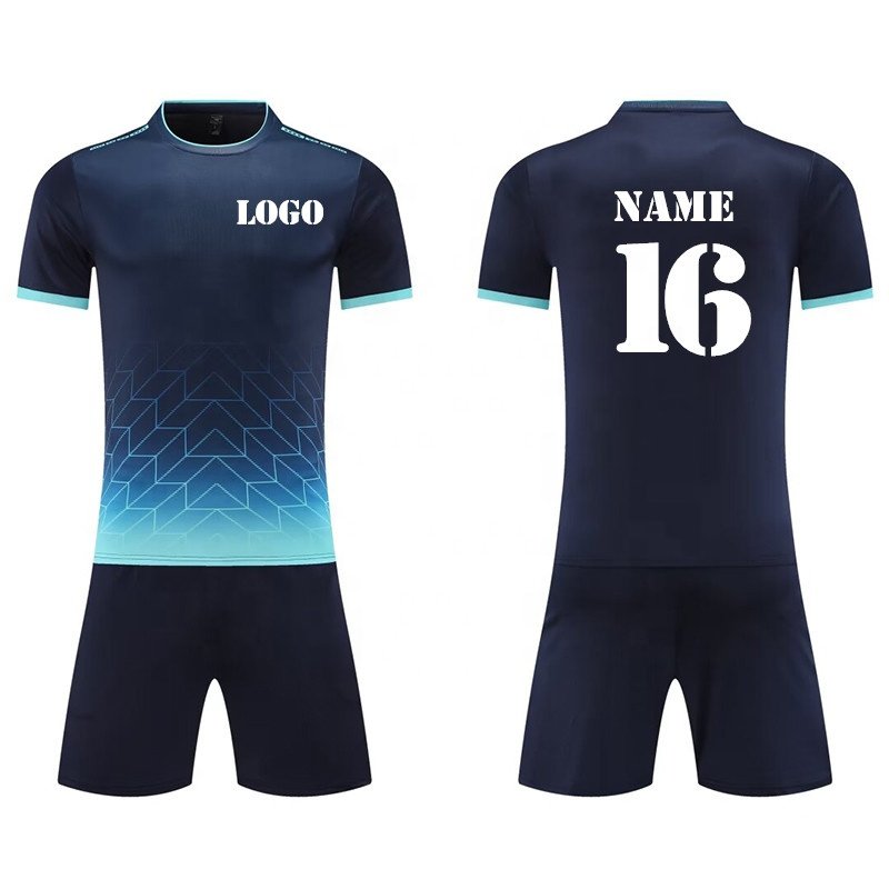 Custom football match training jerseys quick dry soccer jersey full team set men white soccer wear