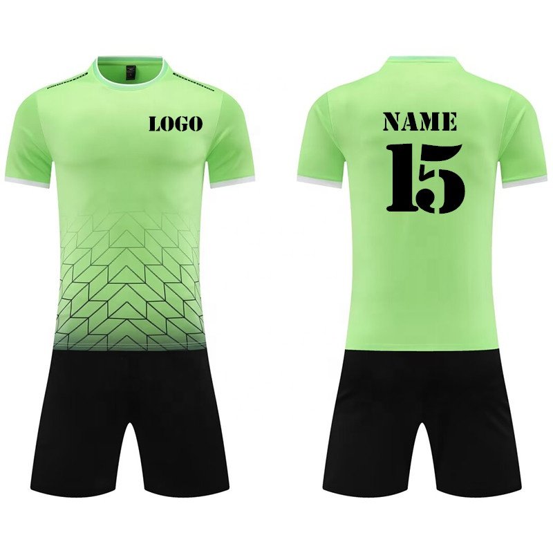 Custom football match training jerseys quick dry soccer jersey full team set men white soccer wear