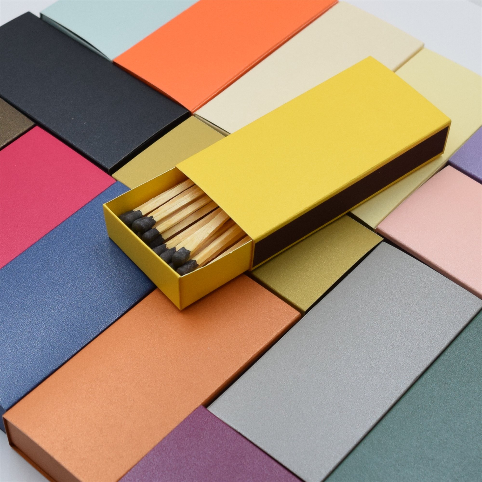 Matches Disposable Bulk matches wholesale Customizable matchbox 10cmLong stem colored head match