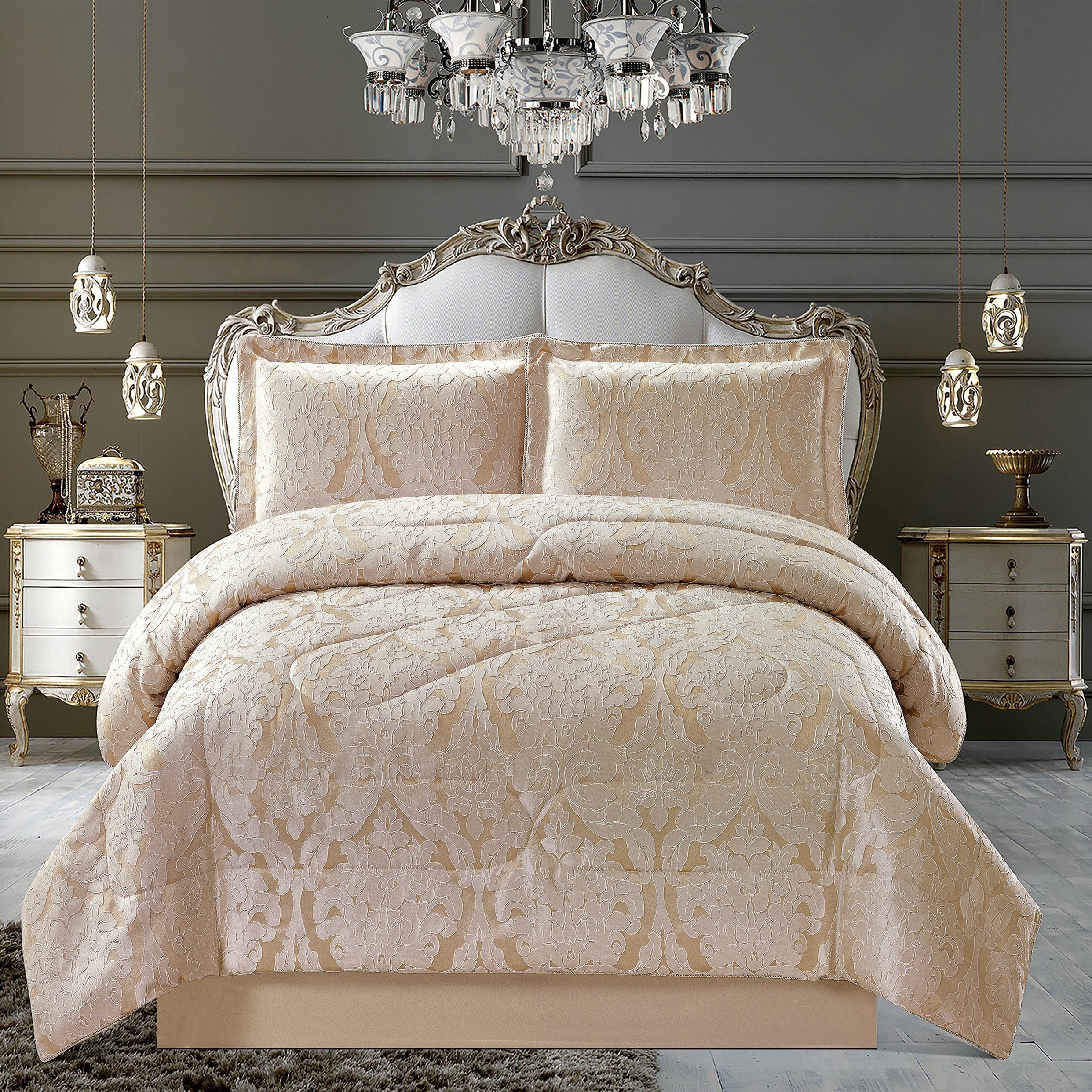 New Design Soft Hand Feeling Modern Comfy Bed Sheet Bed Spreads Bedding Set With Match Curtain