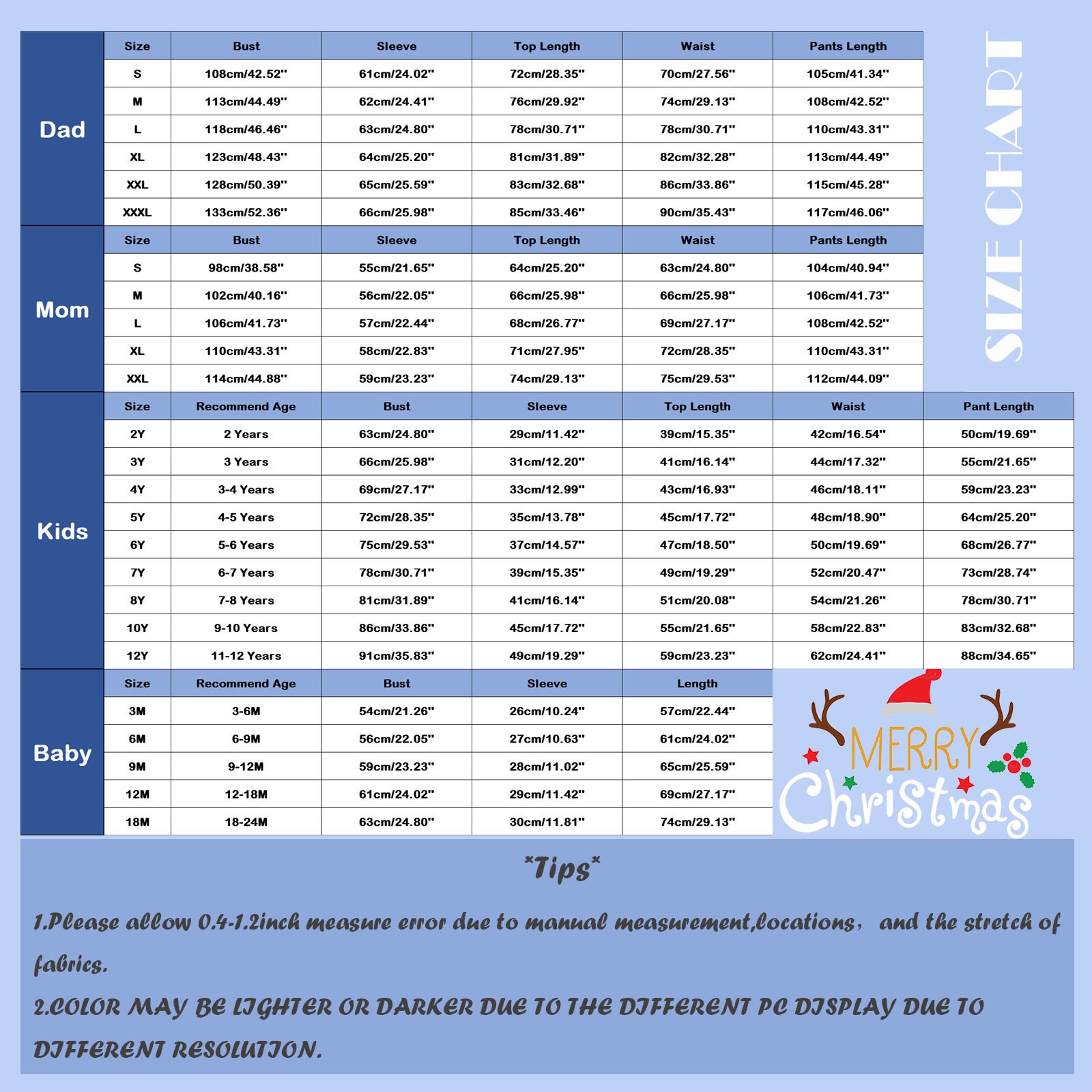 Personalized Christmas Family Pajamas Matching Sets Funny Cartoon Pjs Housewear Customized Christmas Pyjamas Family Set