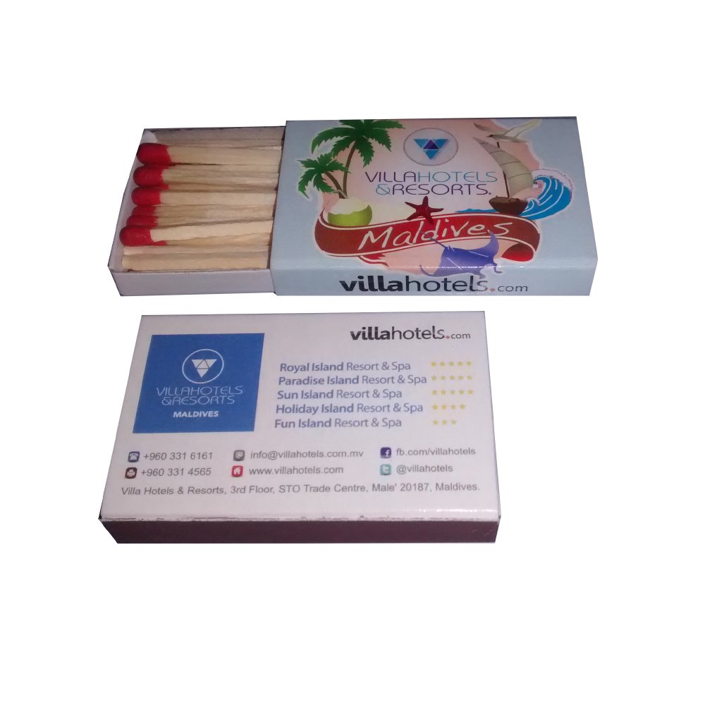 Promotional Safety Matches Small Customised Cardboard Match Box with 11 Sticks Long Stick for Exporters