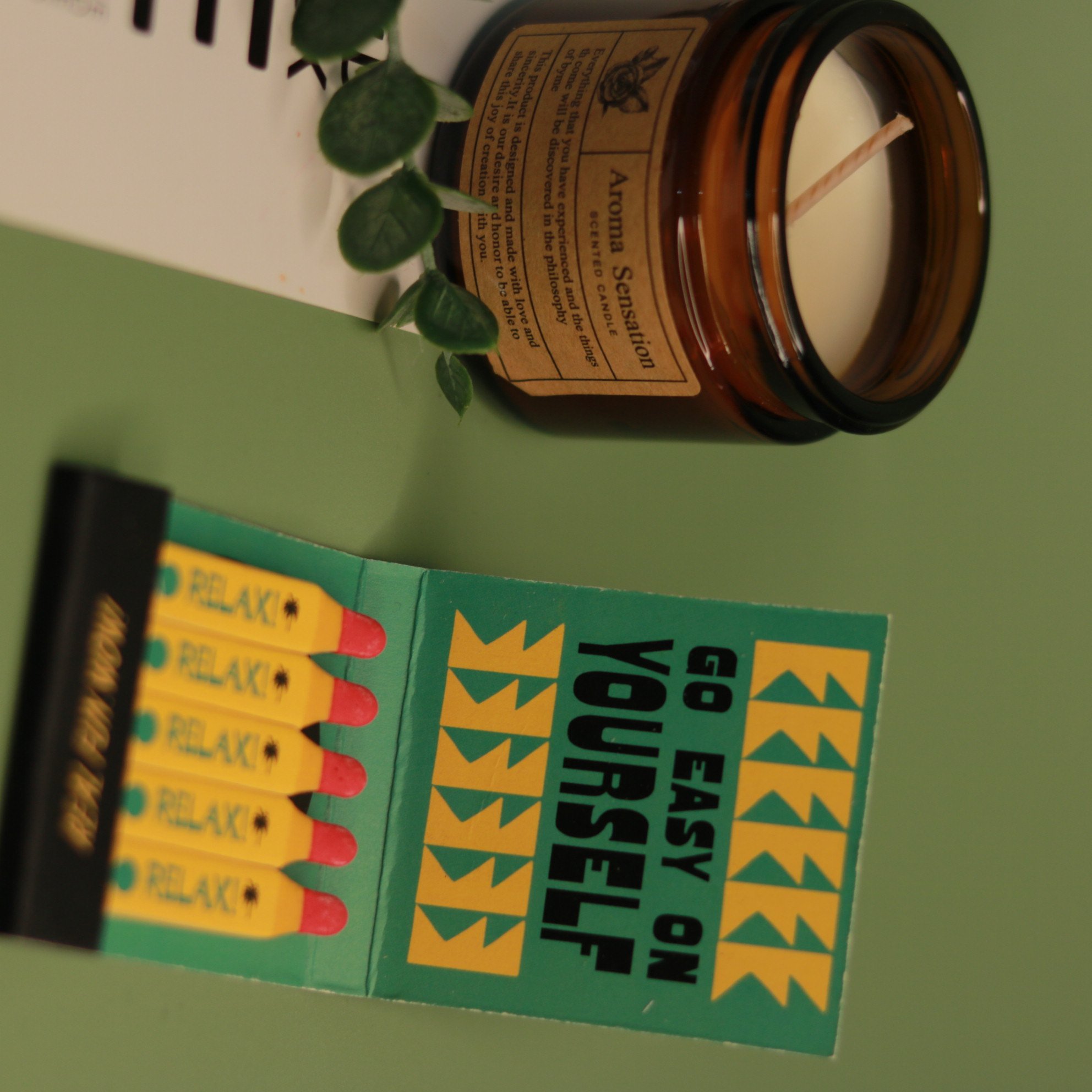 INS Style Advertising book style matches scented candle matches Personalize logo matchbook for hotel household use cigar matches