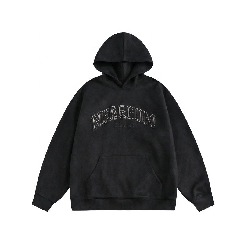 Spring American trendy brand street hooded sweater men's long-sleeved couple loose pullover country dynasty all-match casual