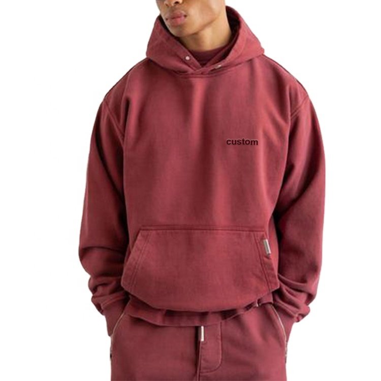 Spring American trendy brand street hooded sweater men's long-sleeved couple loose pullover country dynasty all-match casual